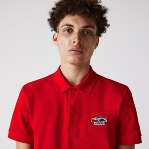 Ao Lacoste Regular Fit Crocodiles Organic 'Red' PH7965-00-240