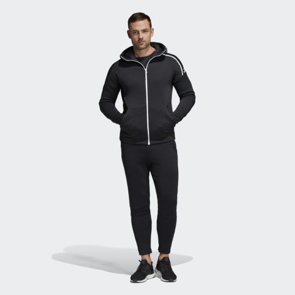 Áo Adidas ZNE Fast Black Tracksuits 2019 Black DM5543 D74654 - Ảnh 4