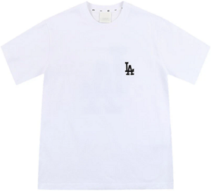 Áo MLB Basic Back Big Logo Short Sleeve T Shirt LA Dodgers 31TS03131-07W