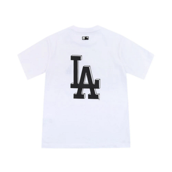 Áo MLB Basic Back Big Logo Short Sleeve T Shirt LA Dodgers 31TS03131-07W - Ảnh 2