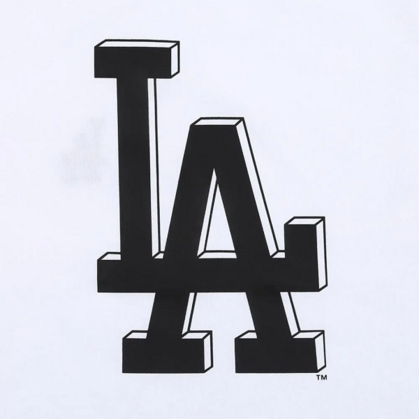 Áo MLB Basic Back Big Logo Short Sleeve T Shirt LA Dodgers 31TS03131-07W - Ảnh 4
