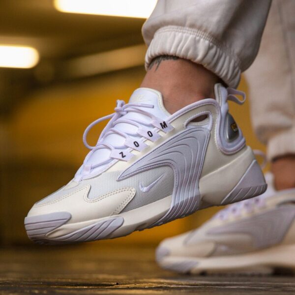 Giày Nike Wmns Zoom 2K 'White Silver' AO0354-101 - Ảnh 6