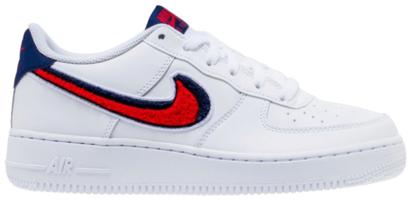 Giày Nike Air Force 1 LV8 GS 'Chenille Swoosh' AO3620-101