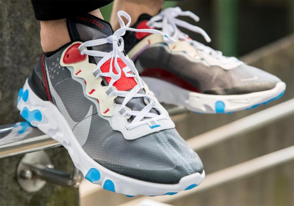 Giày Nike React Element 87 'Dark Grey' AQ1090-003 - Ảnh 3