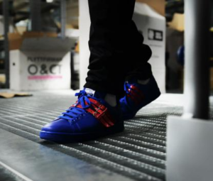 Giay Adidas Raf Simons x Stan Smith 'Royal Blue' AQ2723