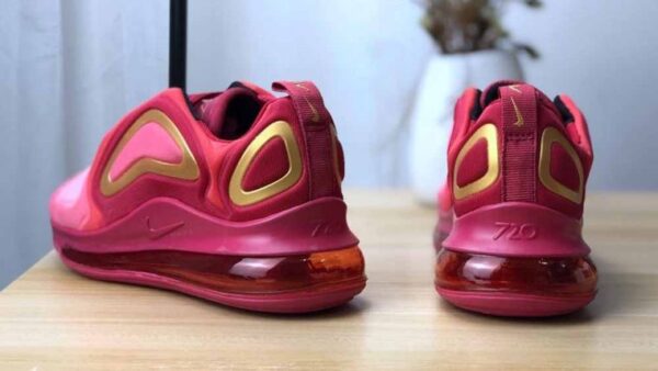 Giày Nike Air Max 720 GS 'Crimson Gold' AQ3195-600 - Ảnh 8