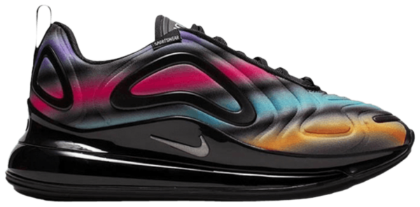 Giày Nike Air Max 720 Black 'Neon Streaks' AQ3196-011
