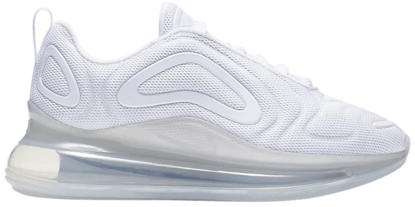Giày Nike Air Max 720 GS 'Triple White' AQ3196-100