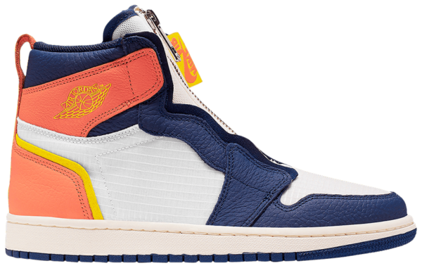 Giày Nike Air Jordan 1 High Zip 'Blue Void Citron' AQ3742-100