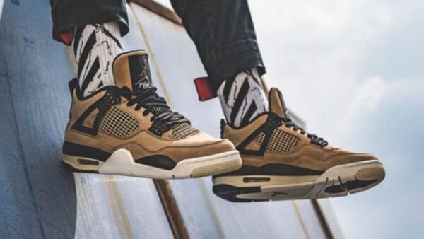 Giày Nike Wmns Air Jordan 4 Retro 'Mushroom' AQ9129-200 - Ảnh 5