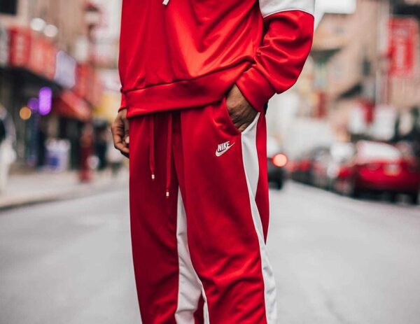 Quần Nike Air NSW track pants red AR1831-657 - Ảnh 3