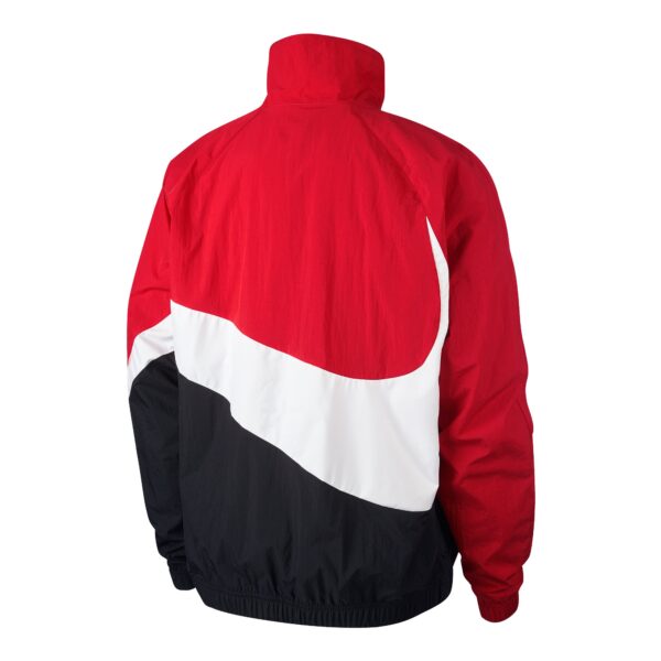 Áo Nike Windbreaker Big Swoosh Woven Jacket 'RedBlackWhite' AR3132-657 - Ảnh 2