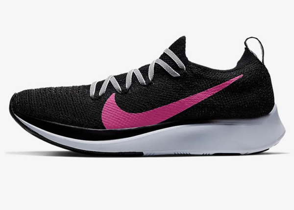 Giày Nike Wmns Zoom Fly Flyknit 'Black Hyper Pink' AR4562-002 - Ảnh 2