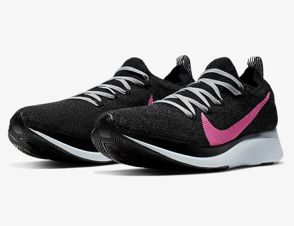 Giày Nike Wmns Zoom Fly Flyknit 'Black Hyper Pink' AR4562-002 - Ảnh 3