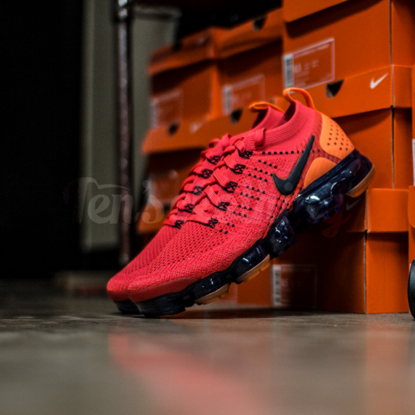 Giày Nike Air VaporMax 2 Flyknit 'Red Orbit' AR5406-600 - Ảnh 4