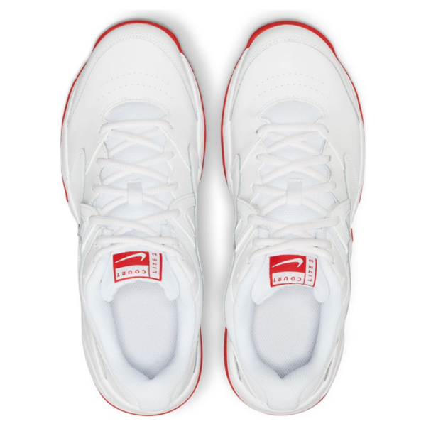 Giày Tennis Nike Court Lite 'White University Red' AR8836-177 - Ảnh 2