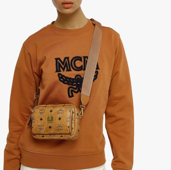 Túi MCM Aren Crossbody in Visetos 'Cognac' MMRAAKC03CO001 - Ảnh 5