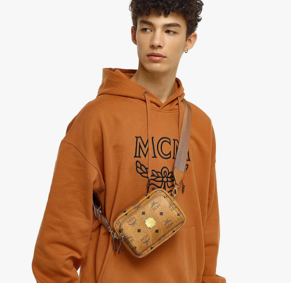 Túi MCM Aren Crossbody in Visetos 'Cognac' MMRAAKC03CO001 - Ảnh 4