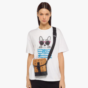 Alternative view of Túi MCM Aren NS Crossbody in Visetos 'Cognac' MMRCATA01CO001