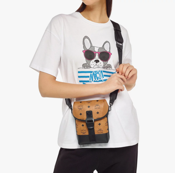 Túi MCM Aren NS Crossbody in Visetos 'Cognac' MMRCATA01CO001 - Ảnh 3