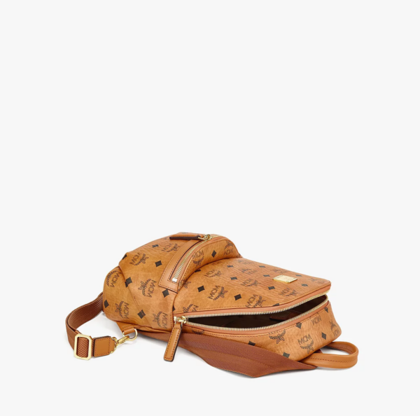 Túi MCM Aren Sling in Visetos 'Cognac' MMLBSKC01CO001 - Ảnh 8