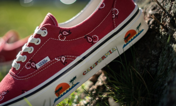 Giày Vans OG Era LX "Paisley" Unisex Zapatos Rojas VN0A4BVAXE51 - Ảnh 4