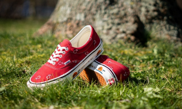 Giày Vans OG Era LX "Paisley" Unisex Zapatos Rojas VN0A4BVAXE51 - Ảnh 2