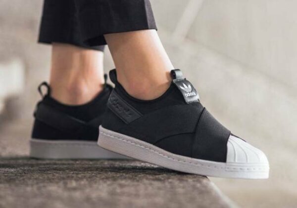 Giày Adidas Superstar Slip On 'Core Black' BZ0112 - Ảnh 5