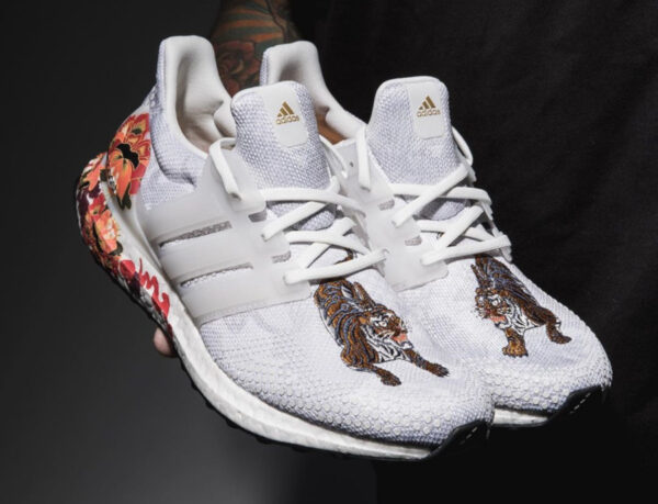Giày Adidas UltraBoost 2020 'Chinese New Year Grey Floral' FW4314 - Ảnh 6