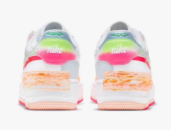 Giay Nike Air Force 1 Low Shadow 'White Pink Orange' DV1364-111