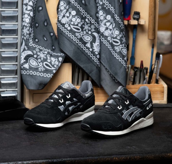 Giày Asics Gel Lyte 3 OG 'Black Bandana' 1201A318-001 - Ảnh 3