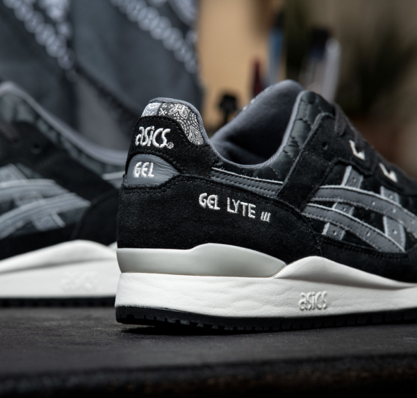 Giày Asics Gel Lyte 3 OG 'Black Bandana' 1201A318-001 - Ảnh 5