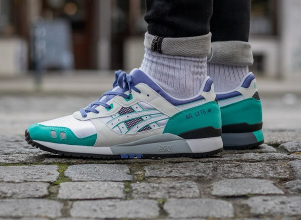 Giày Asics Gel Lyte 3 OG Retro 'Teal' 2020 1191A266-103 - Ảnh 7