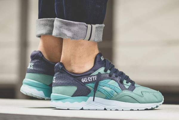 Giày Asics Gel Lyte 5 Aluminum H737L 9696 - Ảnh 5