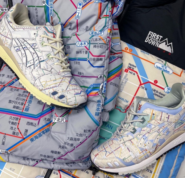 Giày Asics Gel-Lyte III' Atmos NYC Subway' 1201A528-200 - Ảnh 4