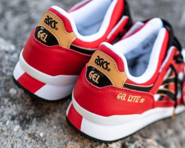 Giày Asics Gel Lyte 3 OG 'Red Daruma' 1201A180-600 - Ảnh 5