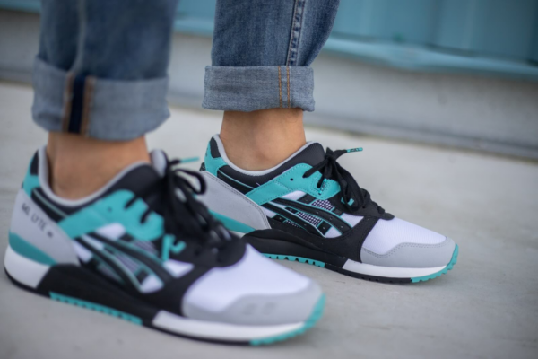 Giày Asics Gel Lyte 3 'Cyan Black' 1201A051-100 - Ảnh 2