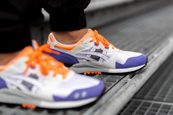 Giày Asics Gel Lyte 3 OG Retro 'Orange Purple' 2020 1191A266-102 - Ảnh 3