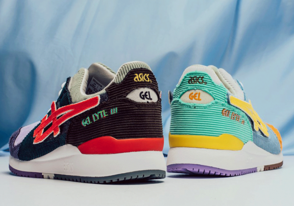 Giày Asics Sean Wotherspoon x Atmos x Gel Lyte 3 'Corduroy' 1203A019-000 - Ảnh 5