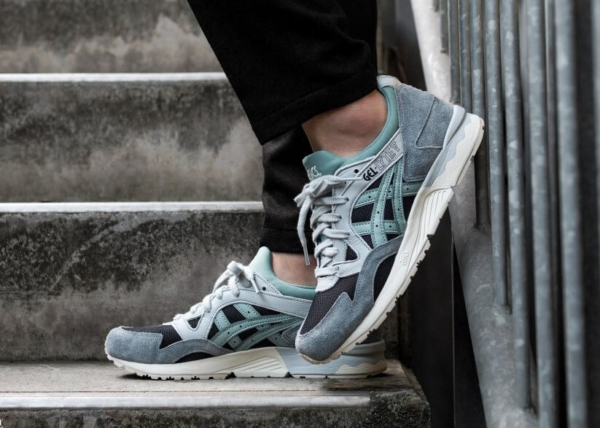 Giày Asics Gel Lyte 5 Black Blue H805L 9046 - Ảnh 4