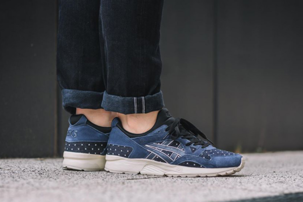 Giày Asics Gel Lyte 5 Japanese Denim Indian Ink H601N 5050 - Ảnh 4