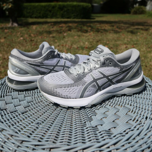 Giày Asics Gel Nimbus 21 Wide Mid Grey Silver 1012A155 020 - Ảnh 2