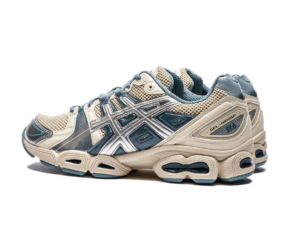 Giay Asics x Wind and Sea Gel-Nimbus 9 'Cream Pure Silver' 1201A801-101