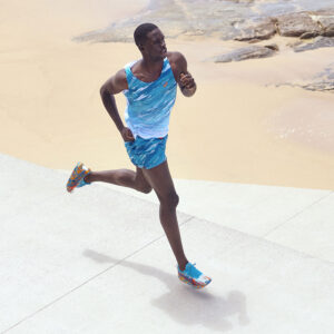 Alternative view of Giày Asics Noosa Tri 13 'Digital Aqua Marigold Orange'