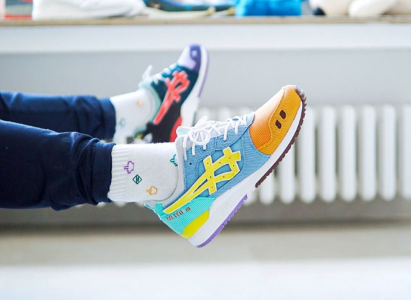 Giày Asics Sean Wotherspoon x Atmos x Gel Lyte 3 'Corduroy' 1203A019-000 - Ảnh 4