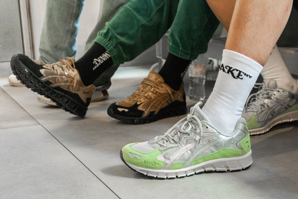 Giày Asics Awake NY x Gel Kayano 5 360 Silver Mint 1021A244 020 - Ảnh 6