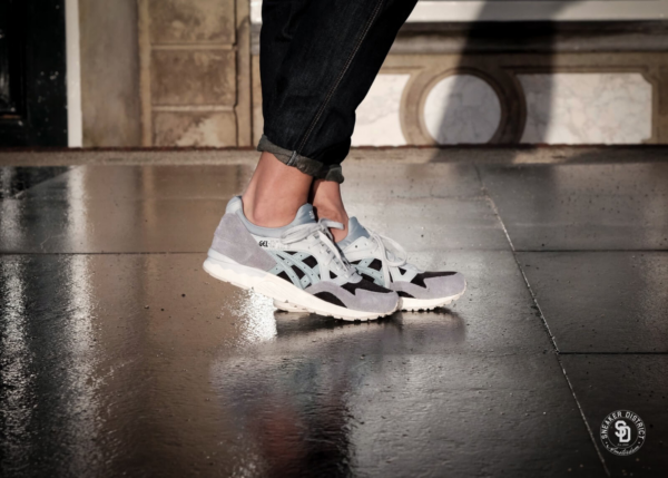 Giày Asics Gel Lyte 5 Black Blue H805L 9046 - Ảnh 6