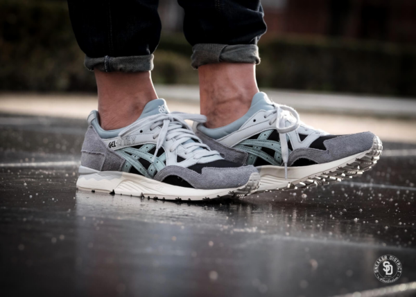 Giày Asics Gel Lyte 5 Black Blue H805L 9046 - Ảnh 3