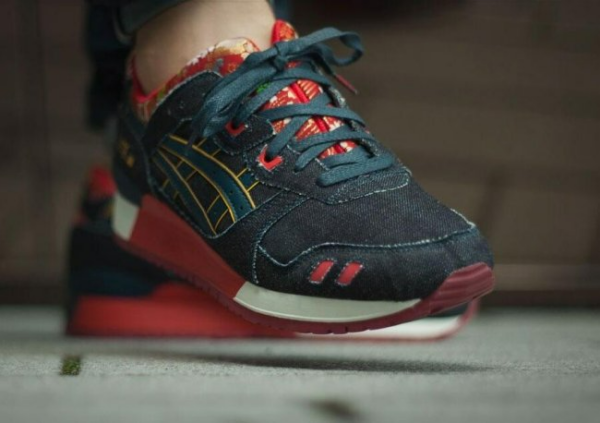 Giày Asics Gel Lyte 3 Japanese Denim 'Kimono' H5L2N-5050 - Ảnh 5