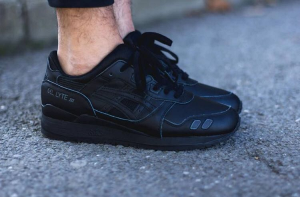 Giày Asics Gel Lyte 3 OG 'Triple Black' 1201A257-001 - Ảnh 4